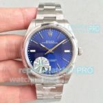JF Factory Rolex Oyster Perpetual Replica Watch Blue Dial - Swiss ETA3132